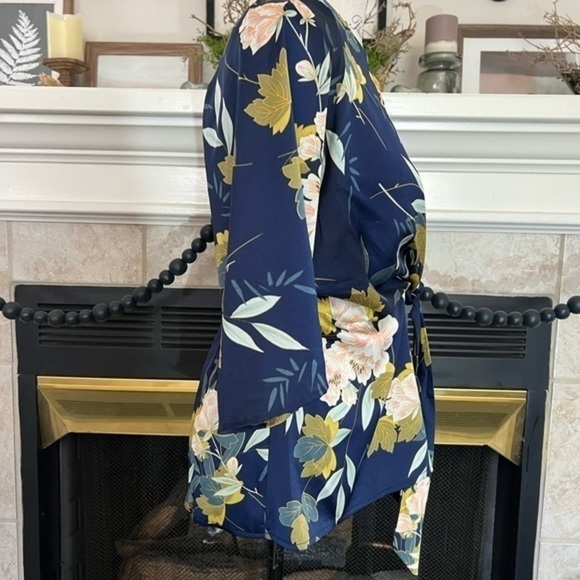 Flawless Satiny Top with Tie on the Side - Picture 5 of 16